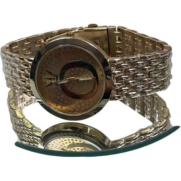 Designer Inspired Gold Plated Quartz Watch main image 15